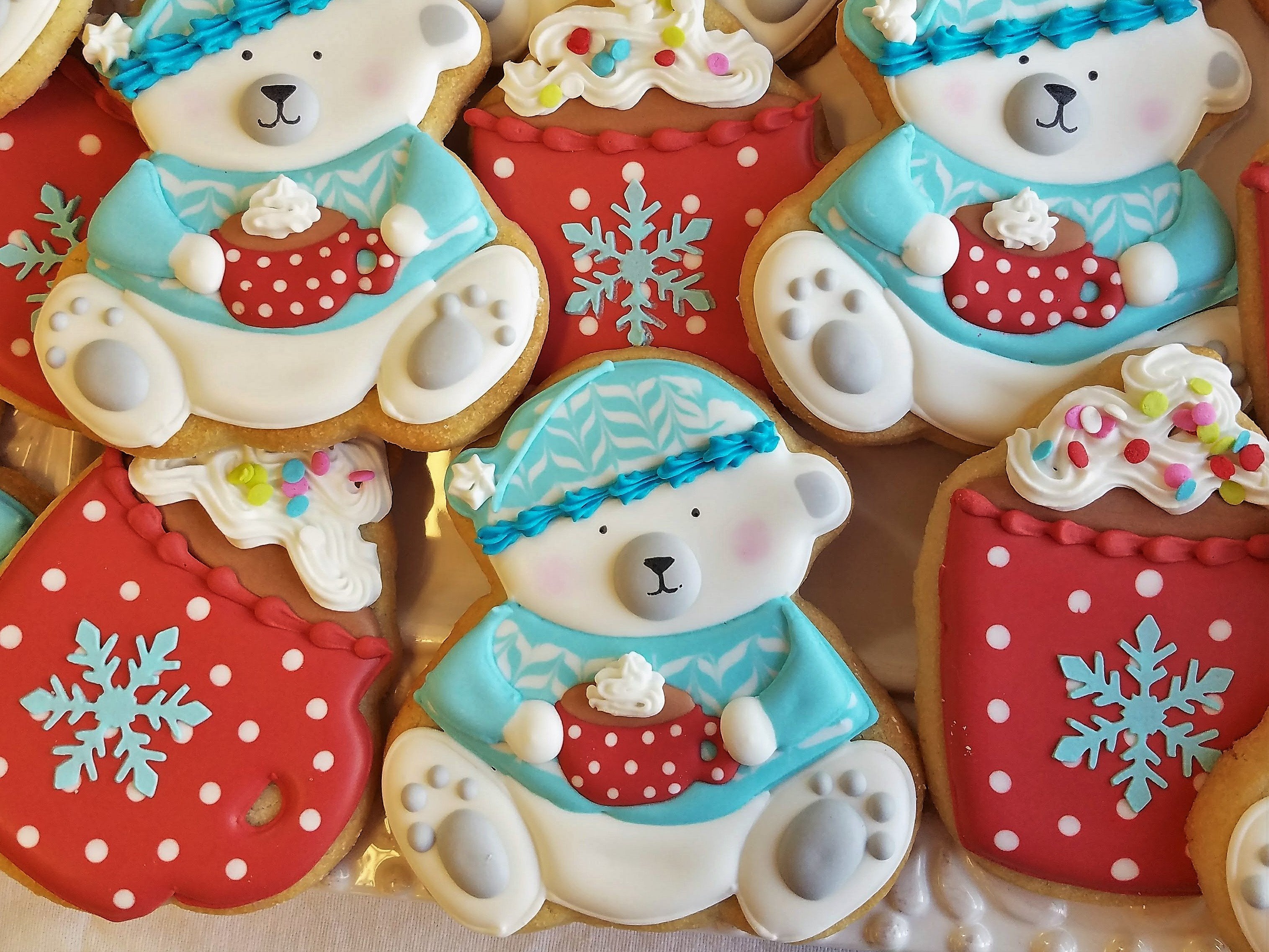 How to Make a Polar Bear & Tree Cookie Set