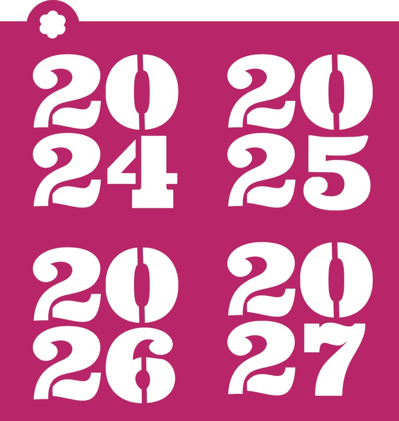 Years 2024-2027 Stencil