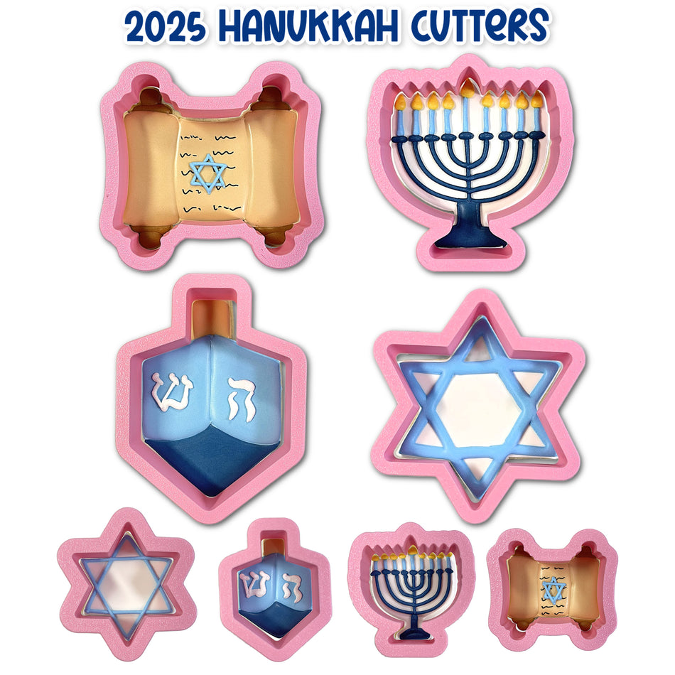 Hanukkah 2025 Cookie Cutter Set