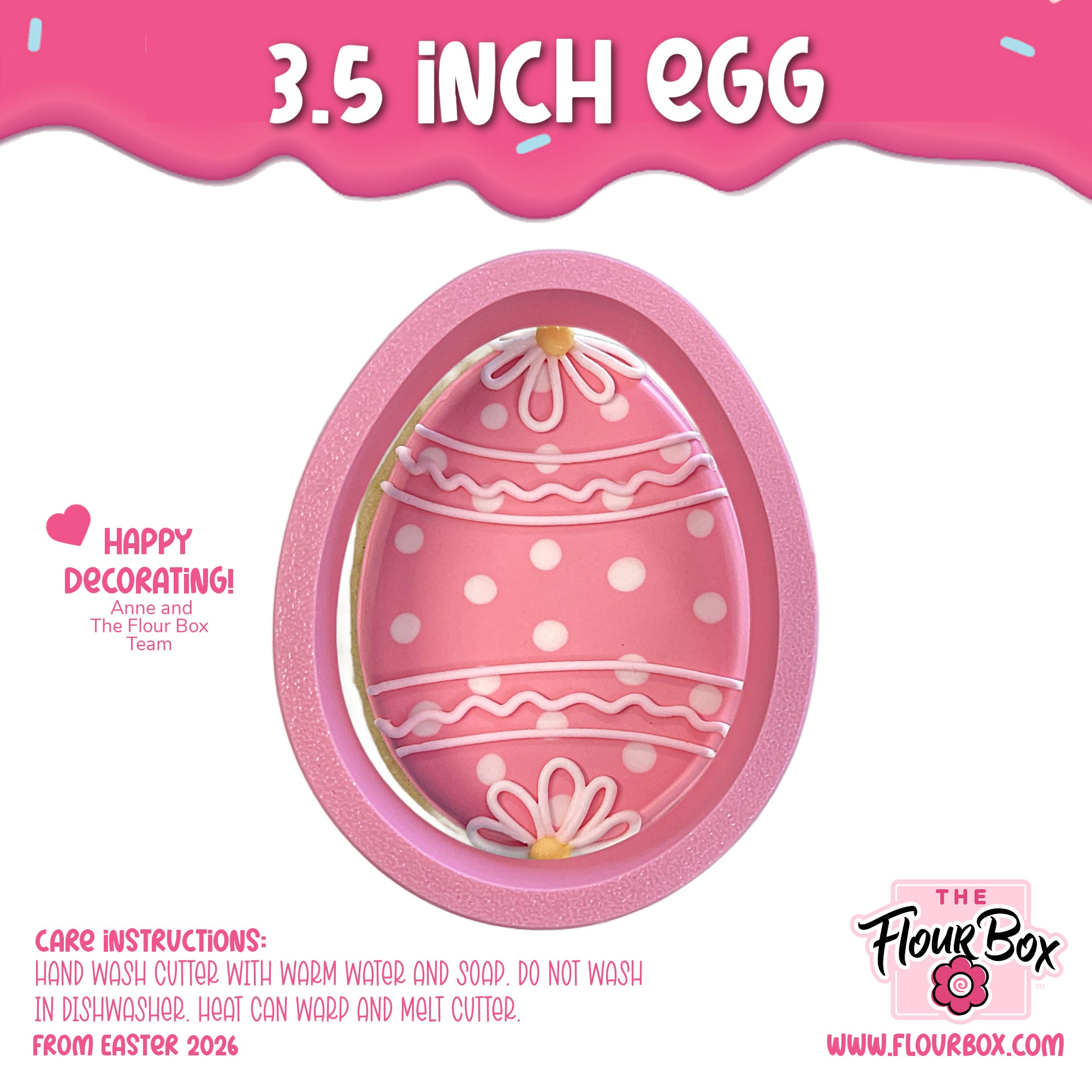 3.5" Egg Cookie Cutter