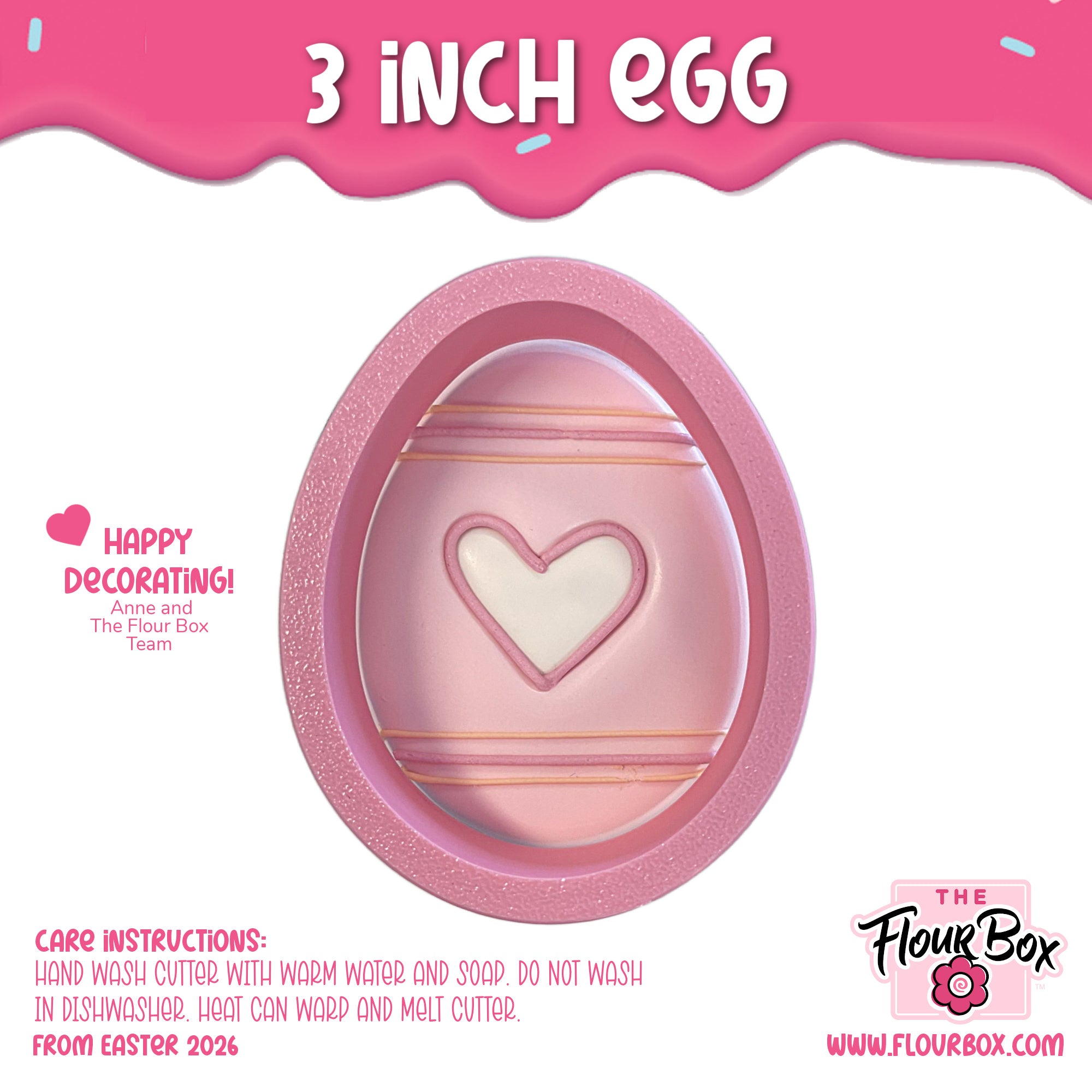 3" Egg Cookie Cutter