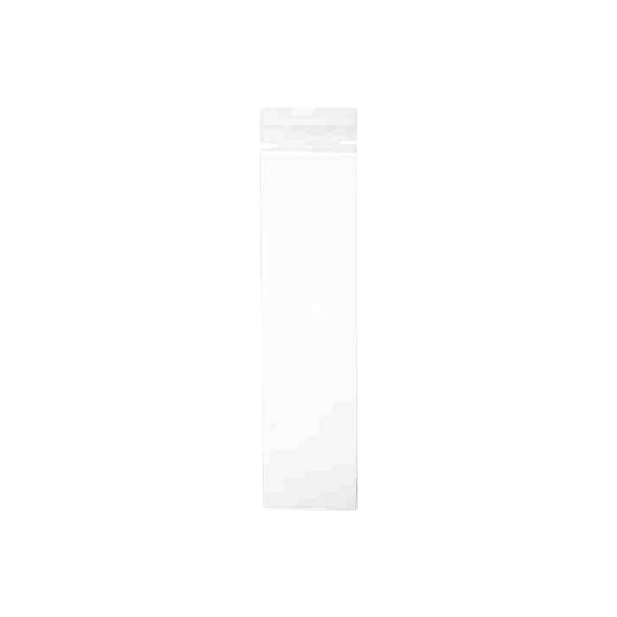 Clear plastic 3 x 11 self seal flat cookie bag with sealed top 100 bags for packaging cookies and treats