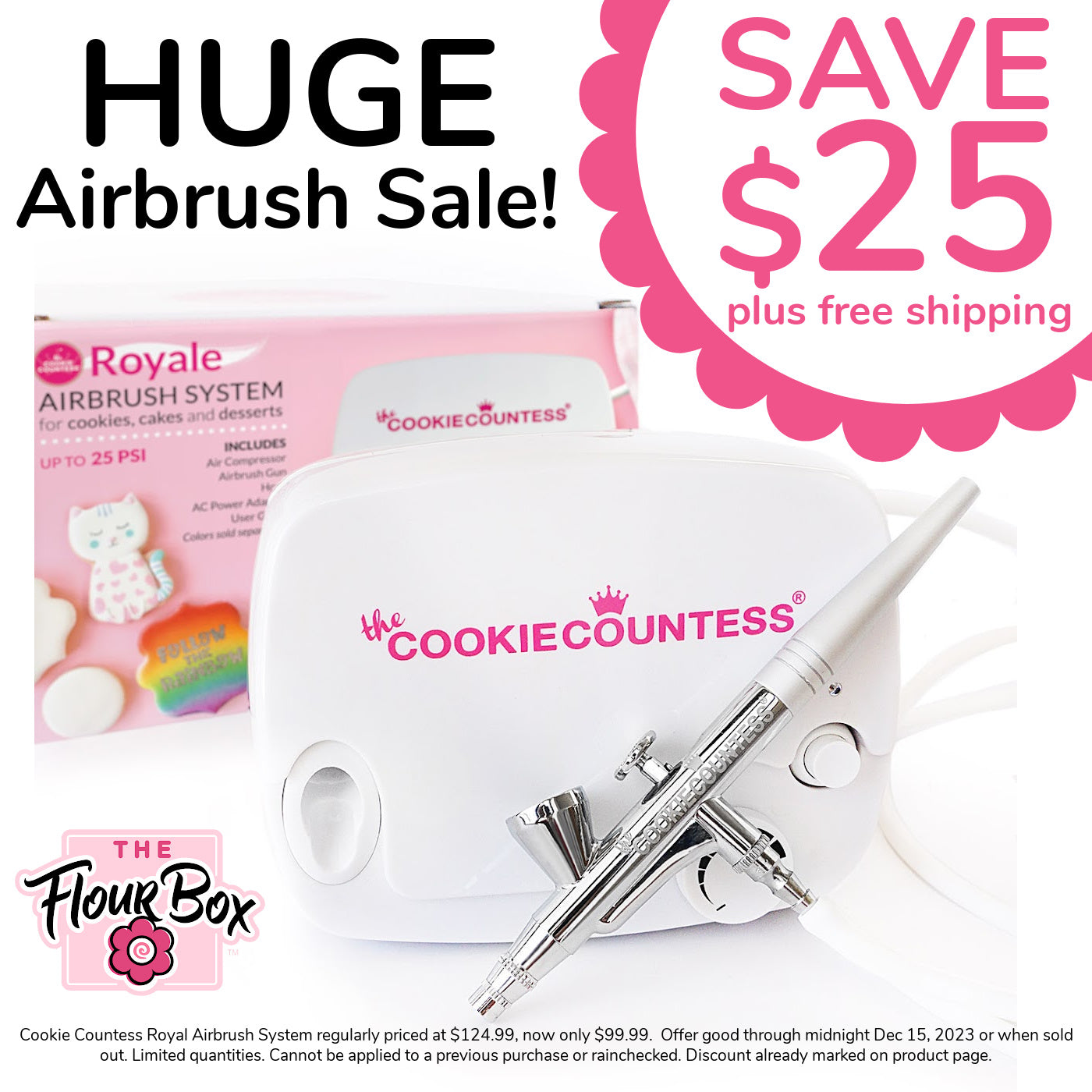 $99 Cookie Countess Royale Airbrush System – The Flour Box