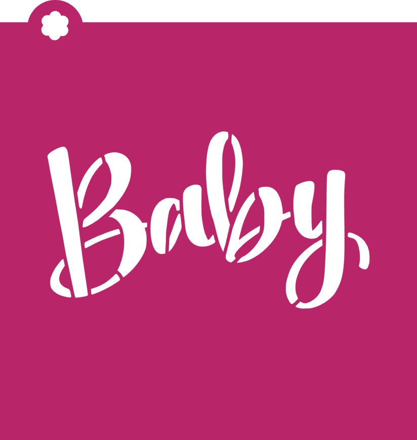 Baby Cookie Cutter and Stencil SET