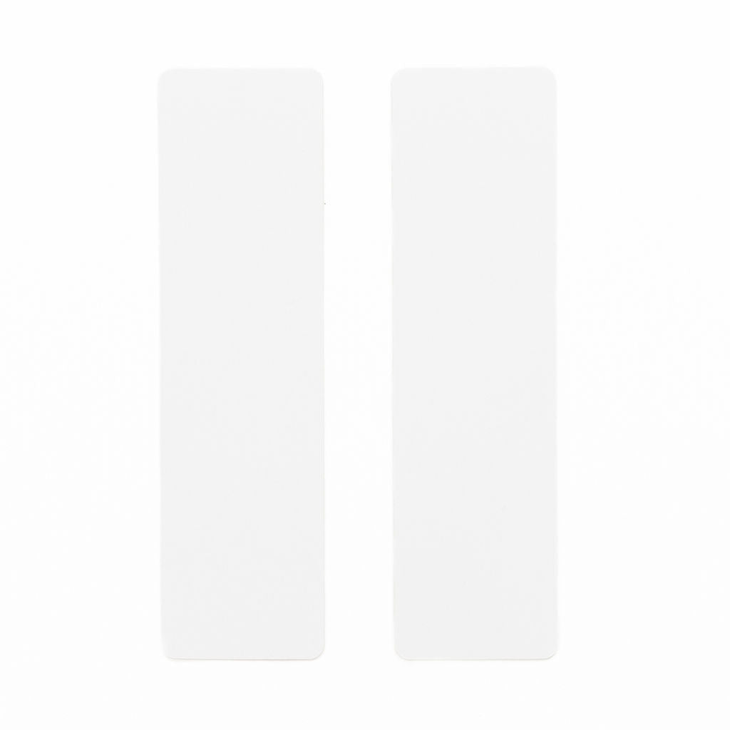 White Cookie BAG Backer Card - 2.625" x 9.5" - QTY 25