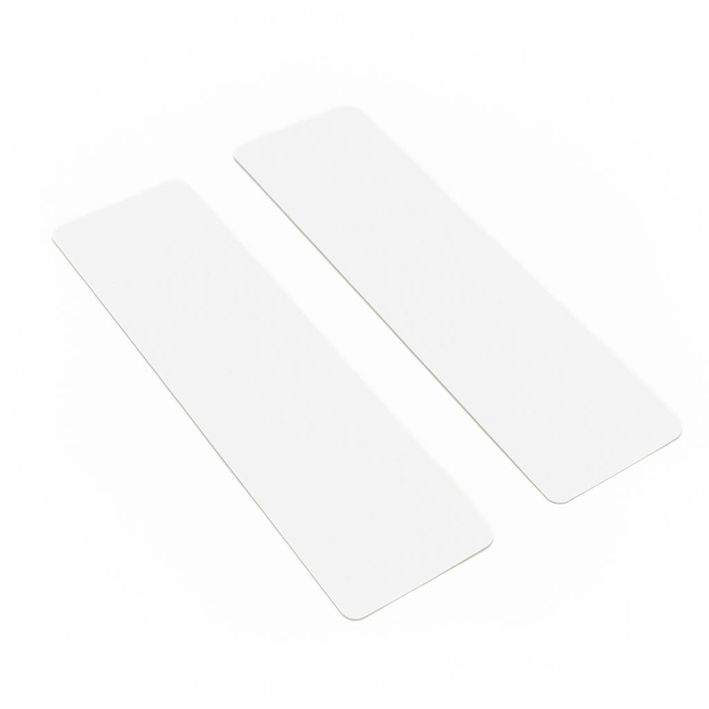 White Cookie BAG Backer Card - 2.625" x 9.5" - QTY 25