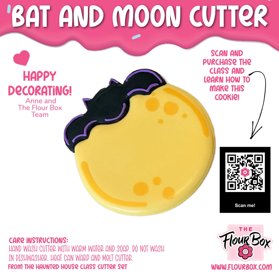 Bat and Moon Cookie Cutter