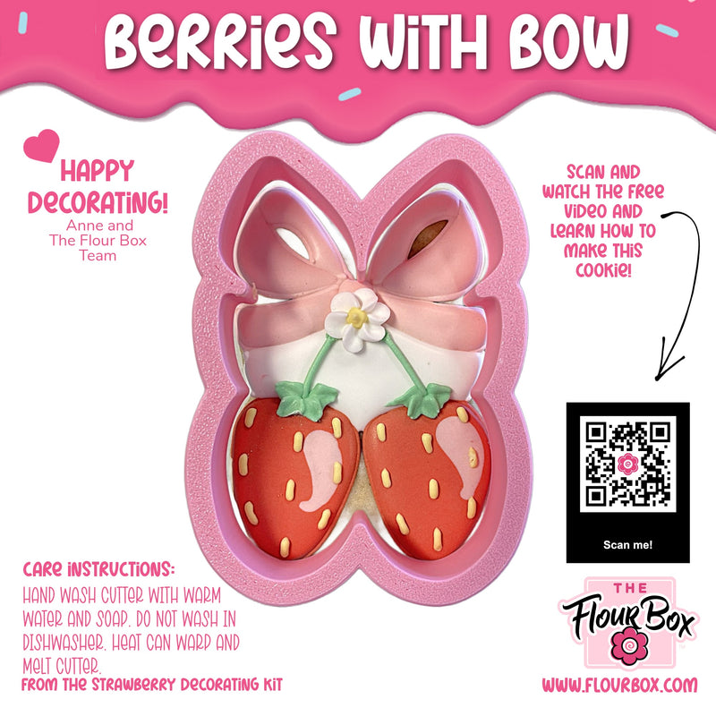 Berries with Bow Cookie Cutter