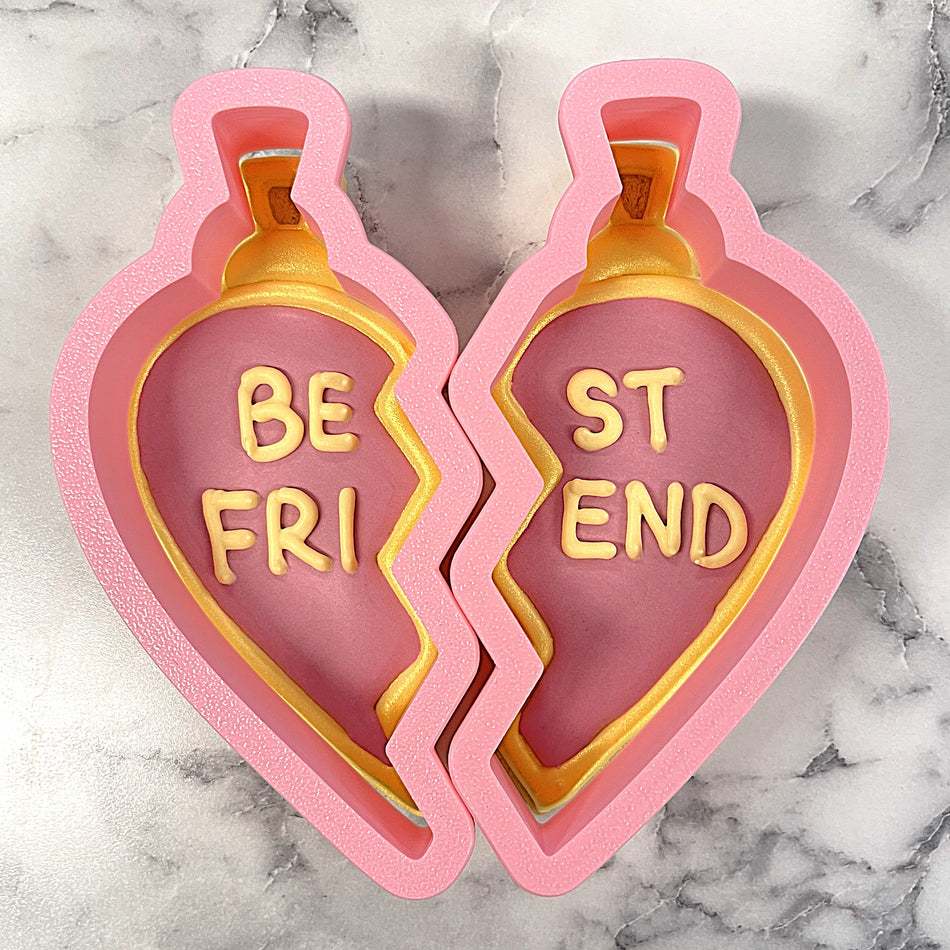 Friendship Necklace 2pc Cookie Cutter Set