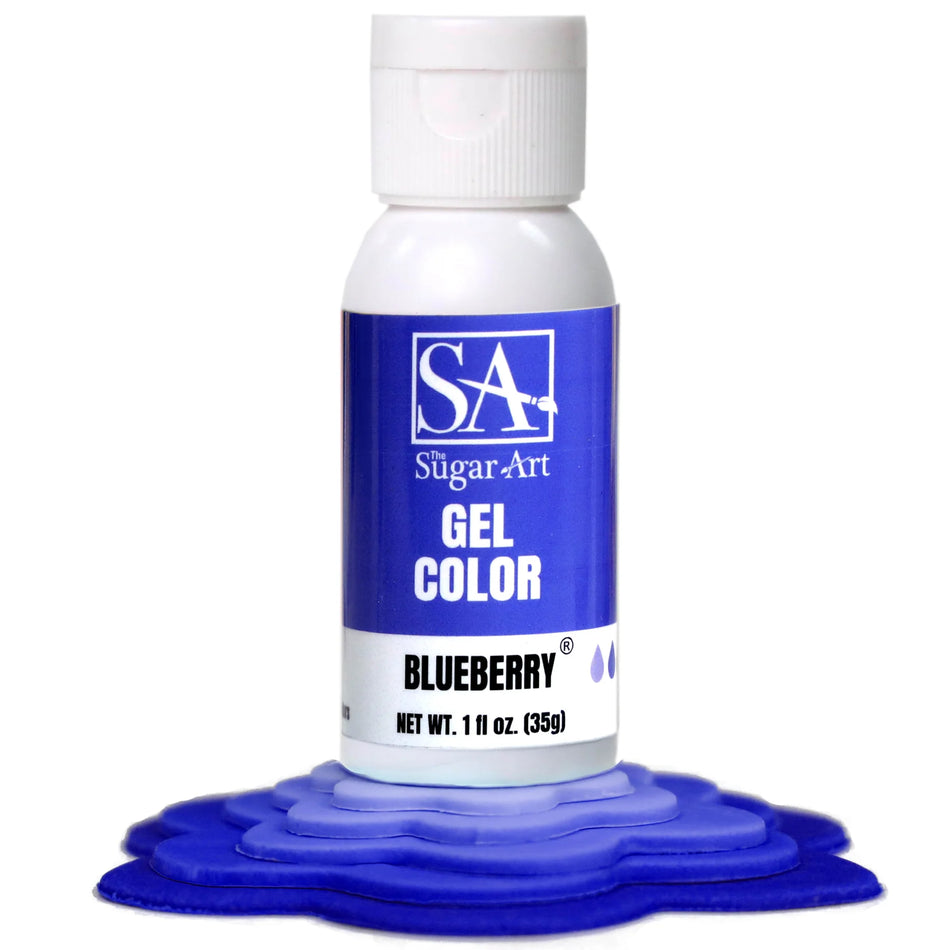 Blueberry The Sugar Art Gel Color