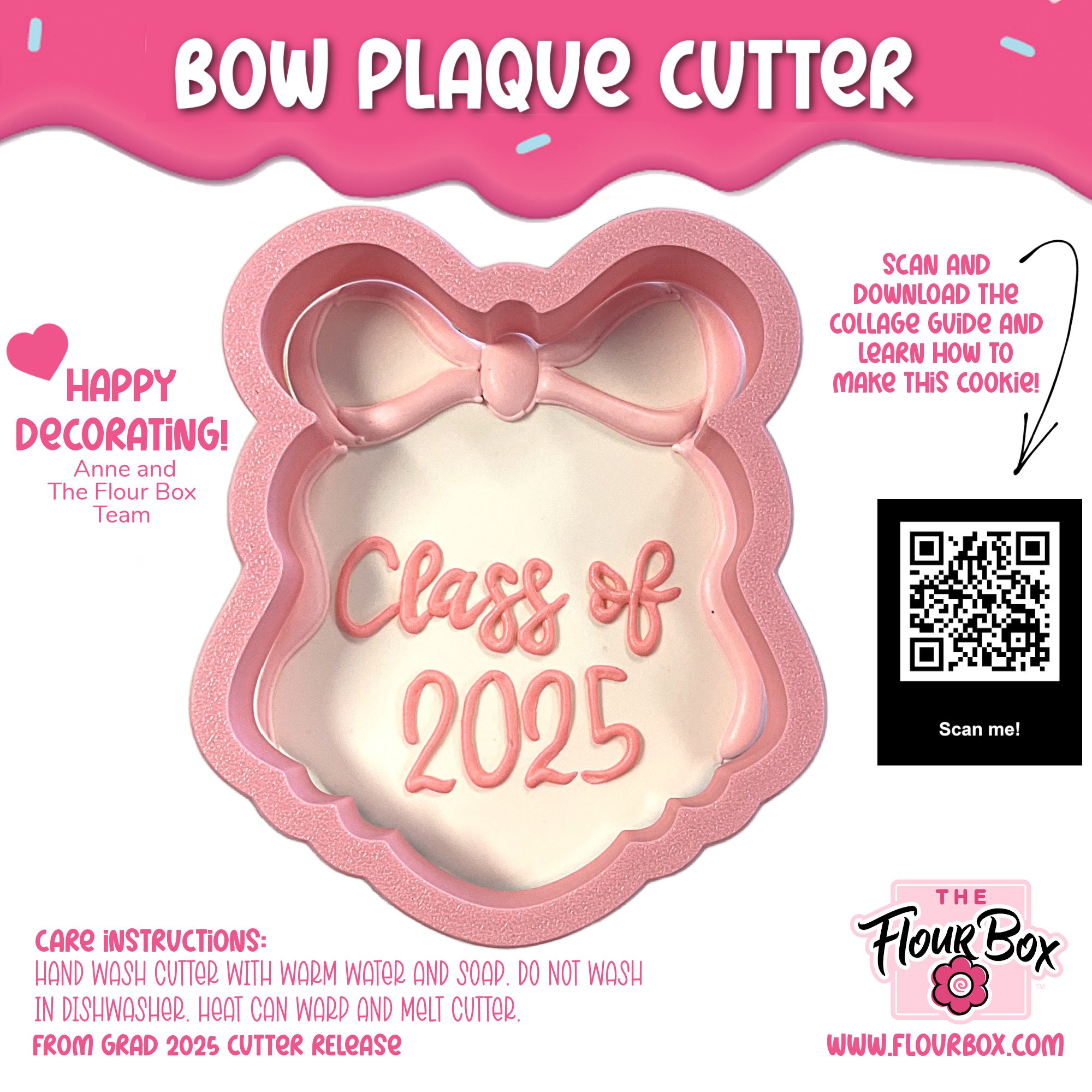 Bow Plaque Cookie Cutter