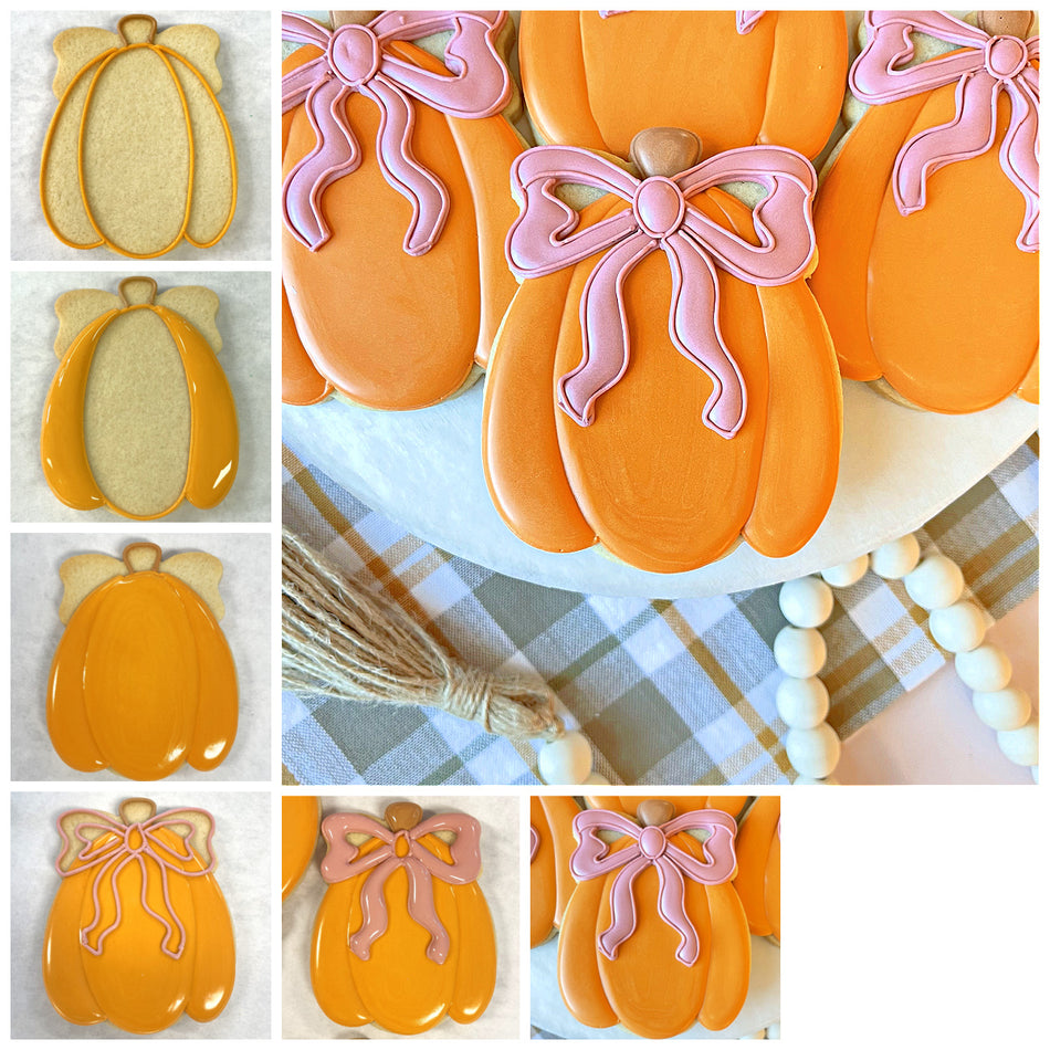 Bow Pumpkin Cookie Cutter
