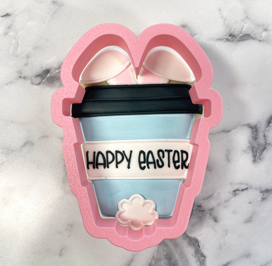 Bunny Latte Cookie Cutter