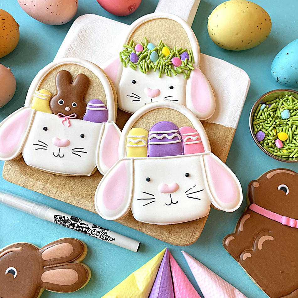 Bunny Basket Cookie Cutter