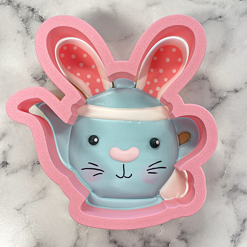 Bunny Tea Party Cookie Cutter BUNDLE (4 cutters)