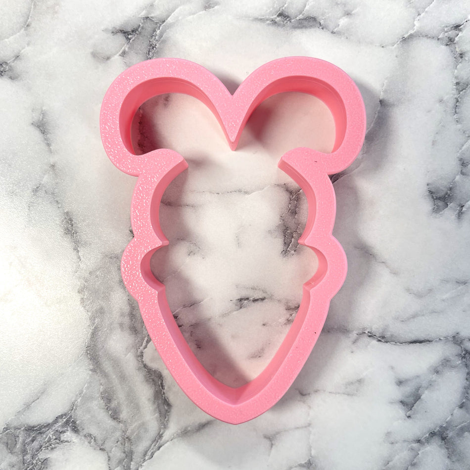 Bunny with Heart Carrot Cookie Cutter