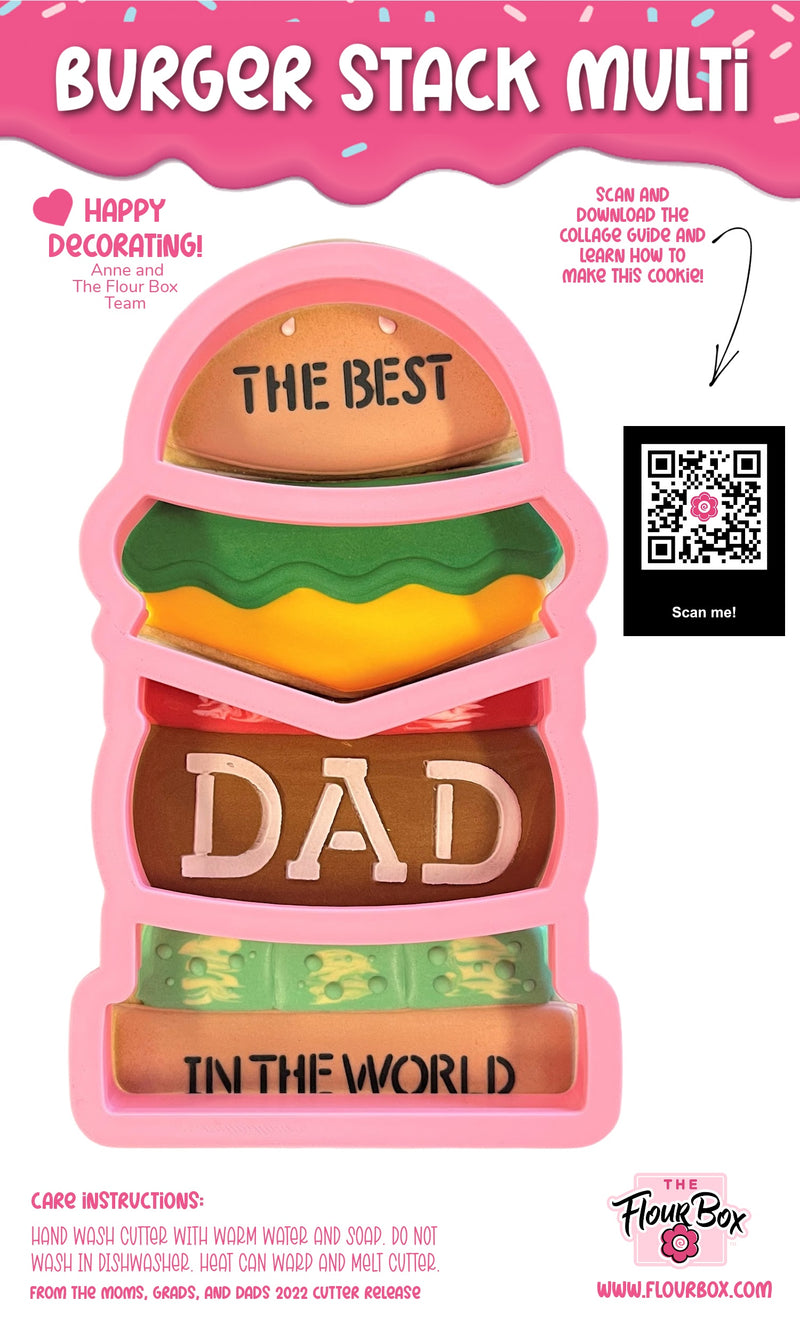 Burger Stack 4-in-1 Multi-Cookie Cutter