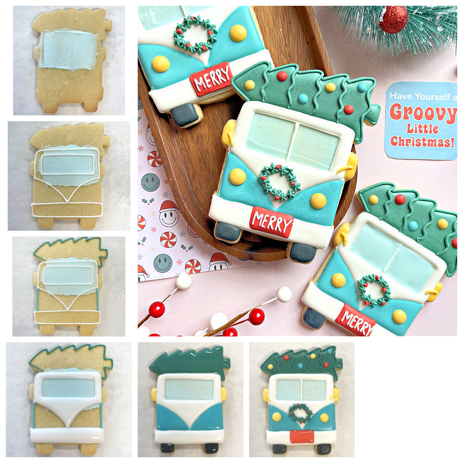 Bus with Tree Cookie Cutter