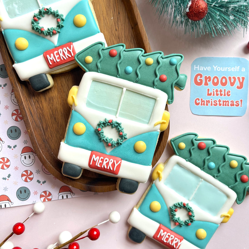 Bus with Tree Cookie Cutter