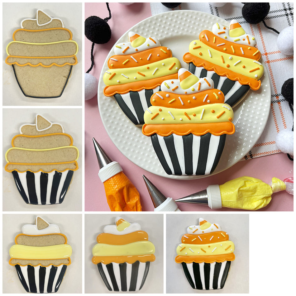 Candy Corn Cupcake Cookie Cutter