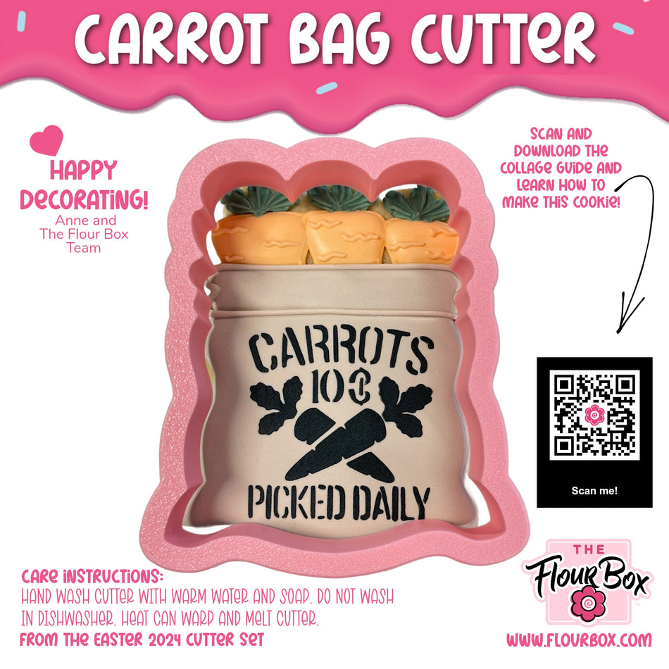 Carrot Bag Cookie Cutter