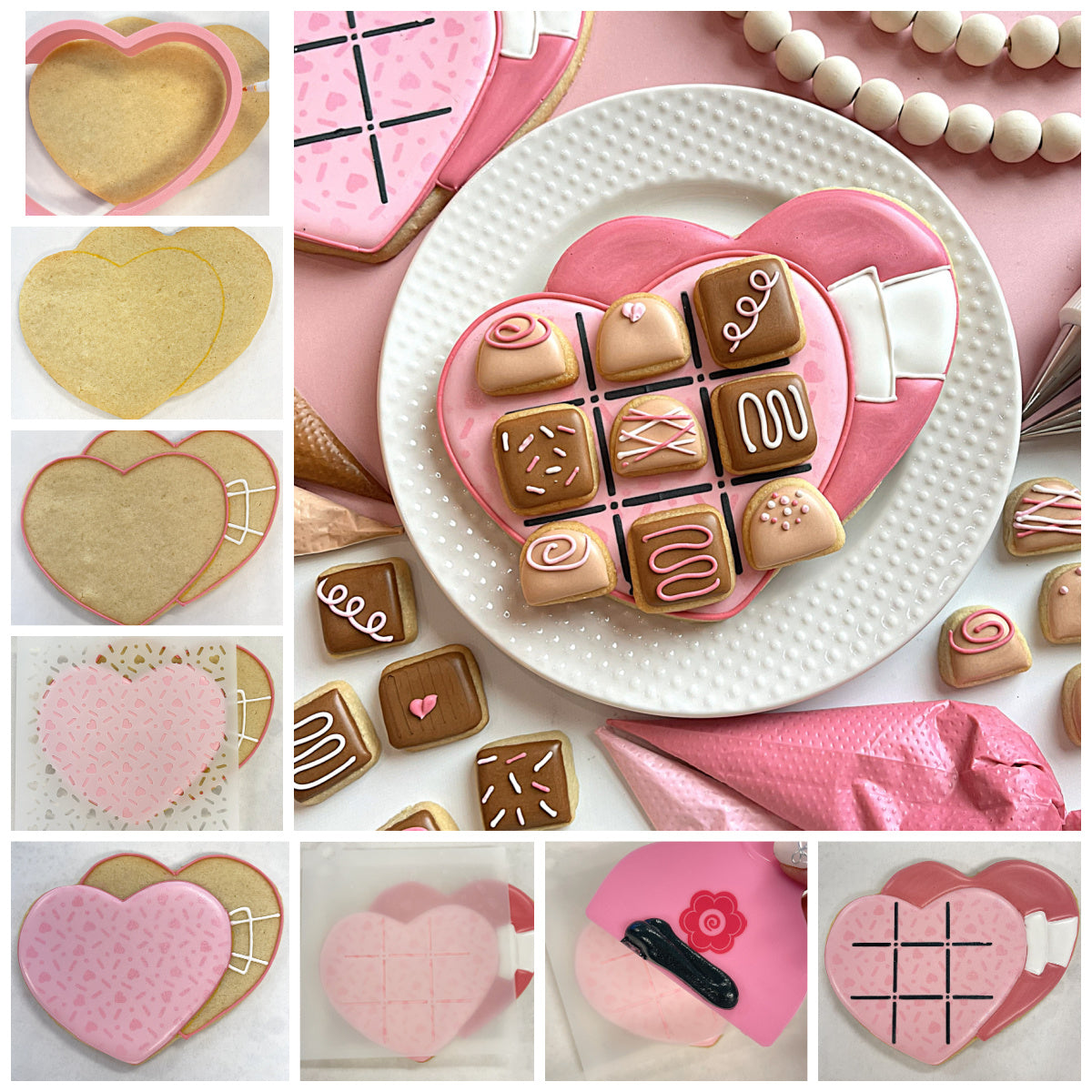 Chocolate Box Tic Tac Toe Cookie Cutter Set – The Flour Box