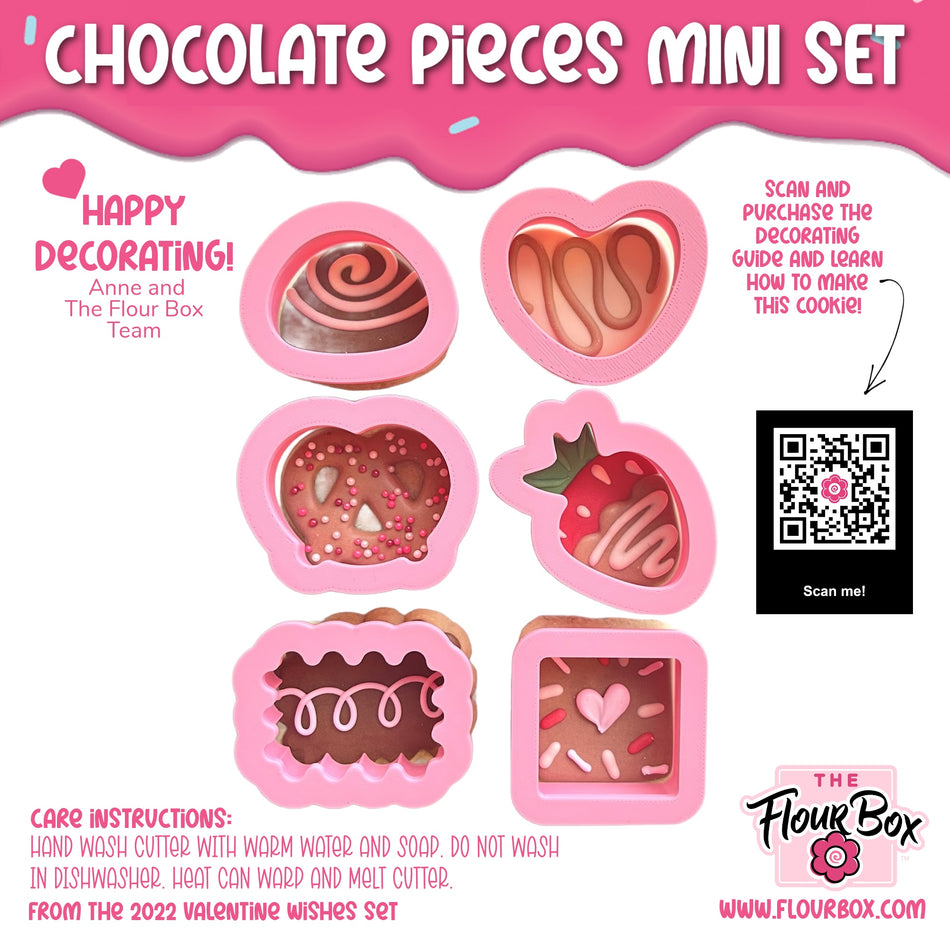 MINI Chocolate Pieces Cookie Cutter Set