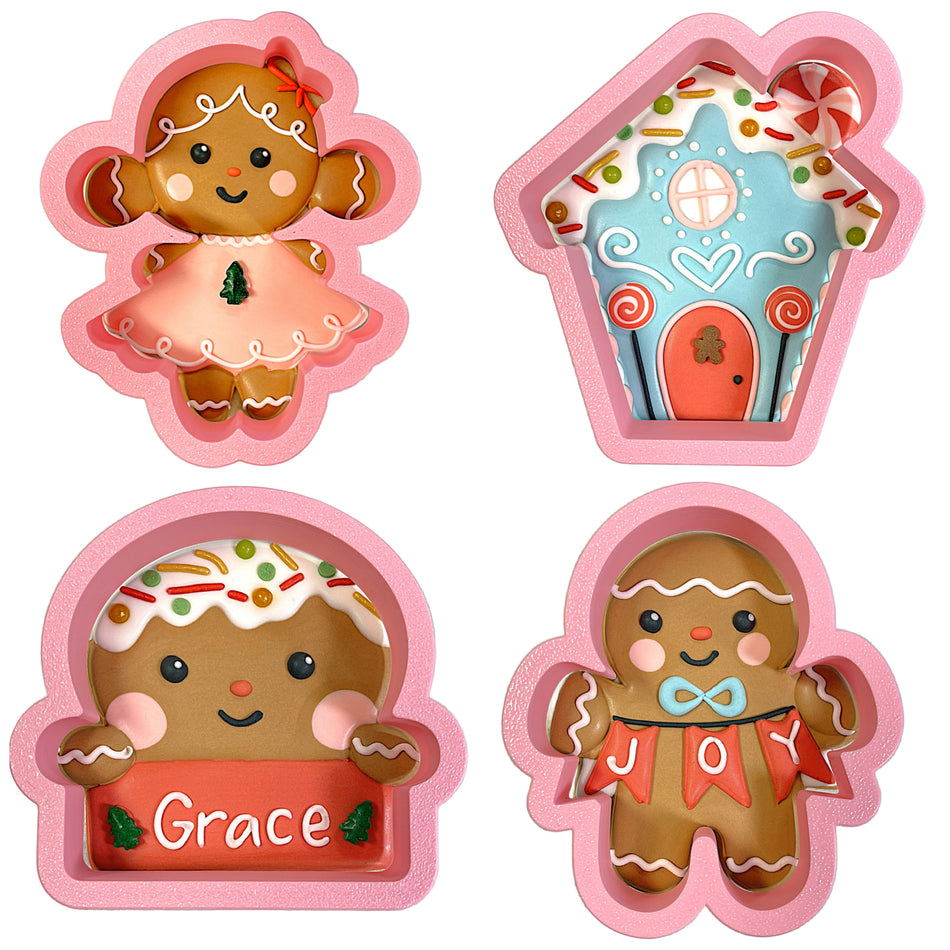 Christmas Gingerbread Cookie Cutter Bundle
