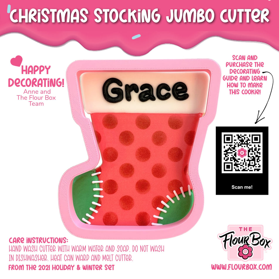 Christmas Stocking JUMBO Cookie Cutter
