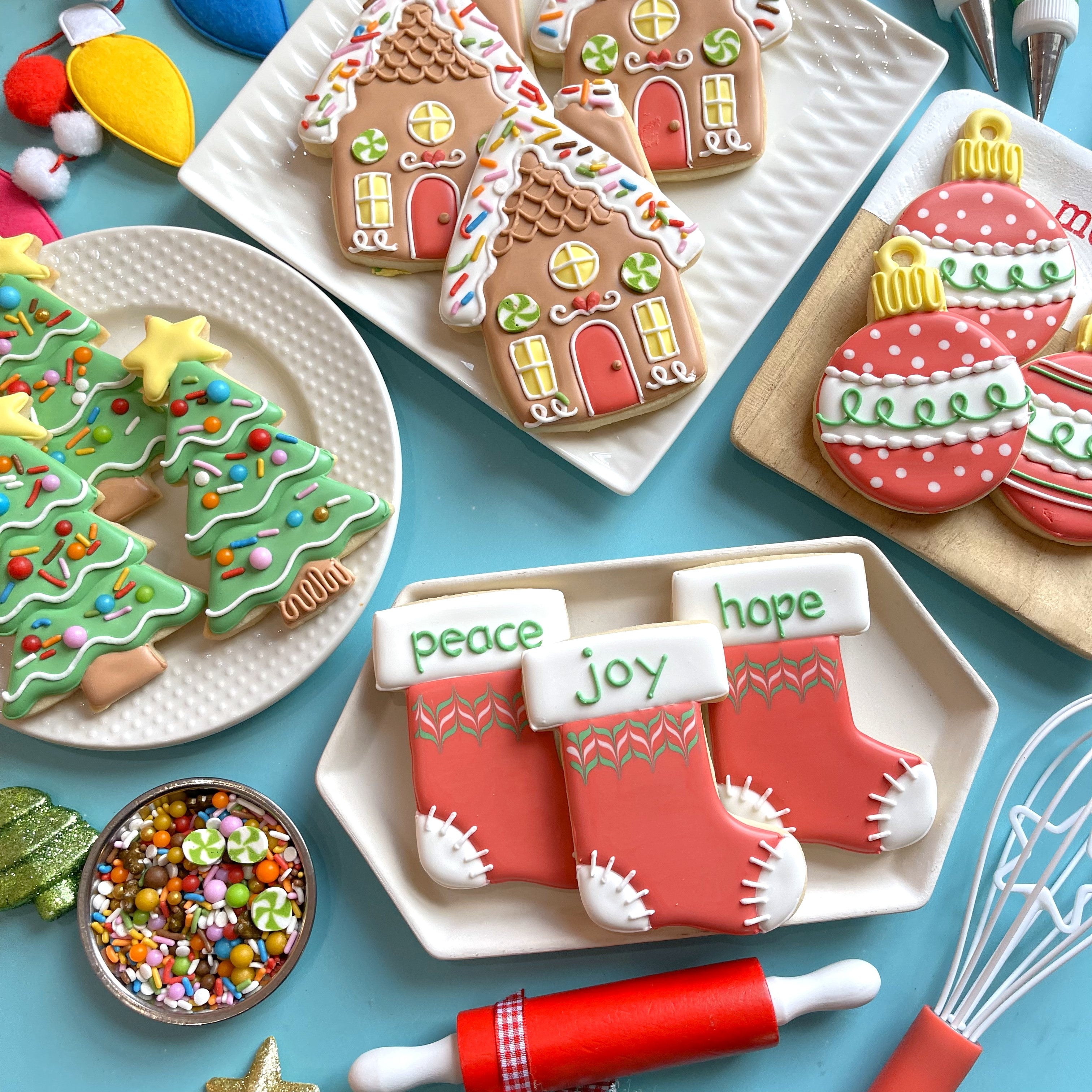 Christmas Cookie Party Decorating Kit The Flour Box