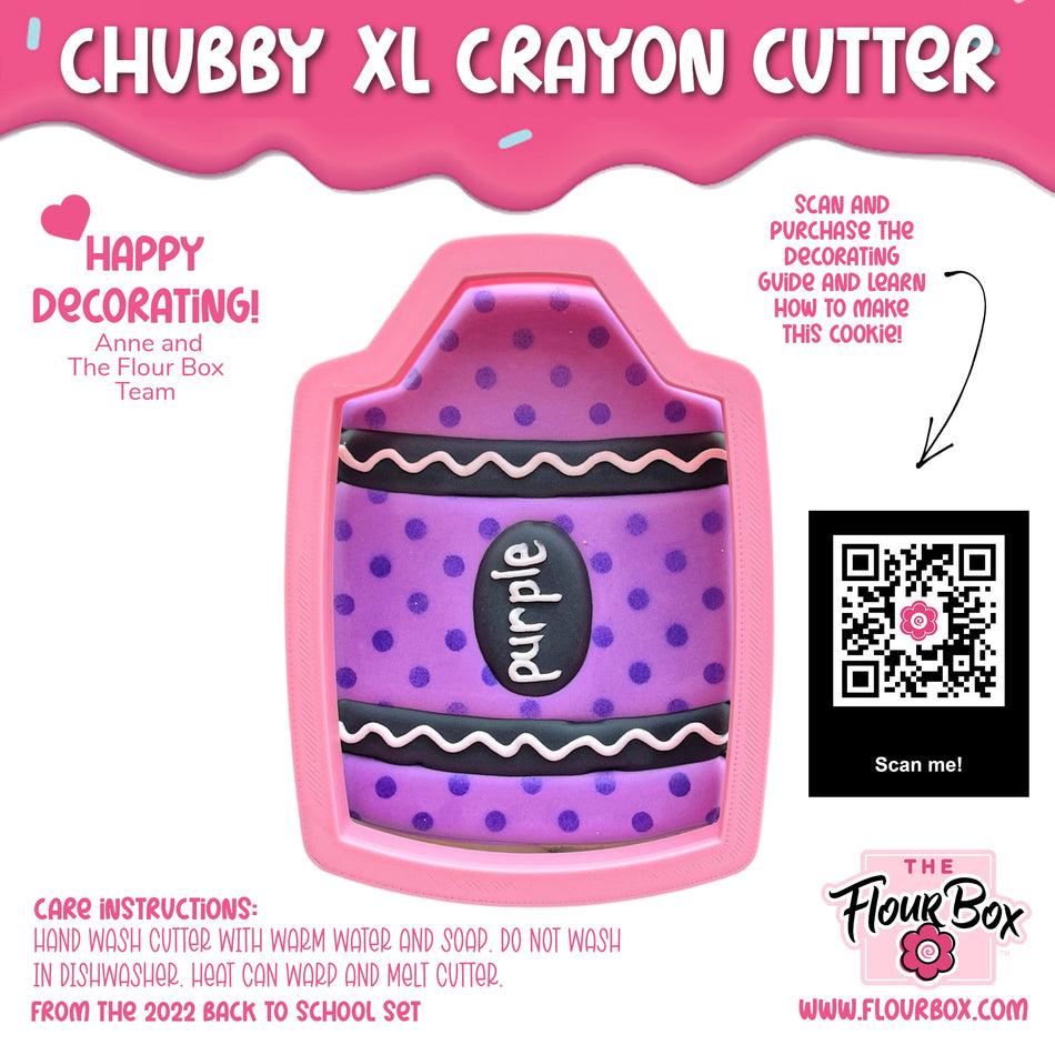 Chubby XL Crayon Cookie Cutter