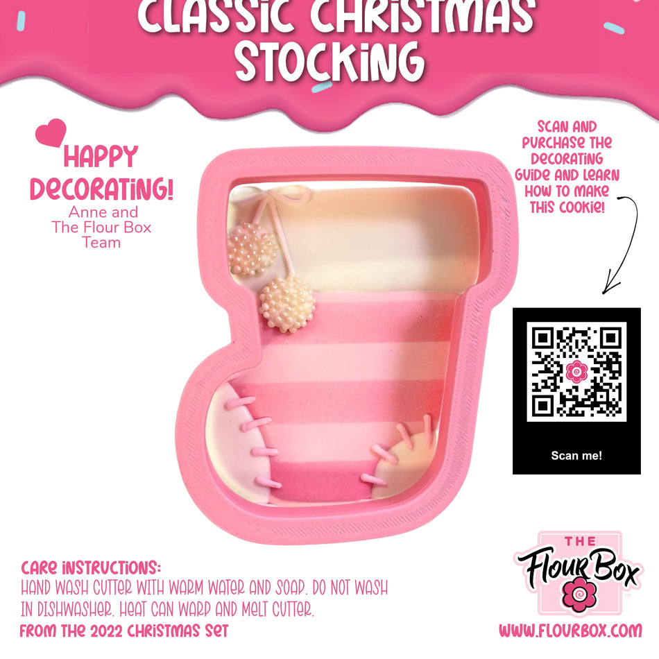 Classic Christmas Stocking Cookie Cutter