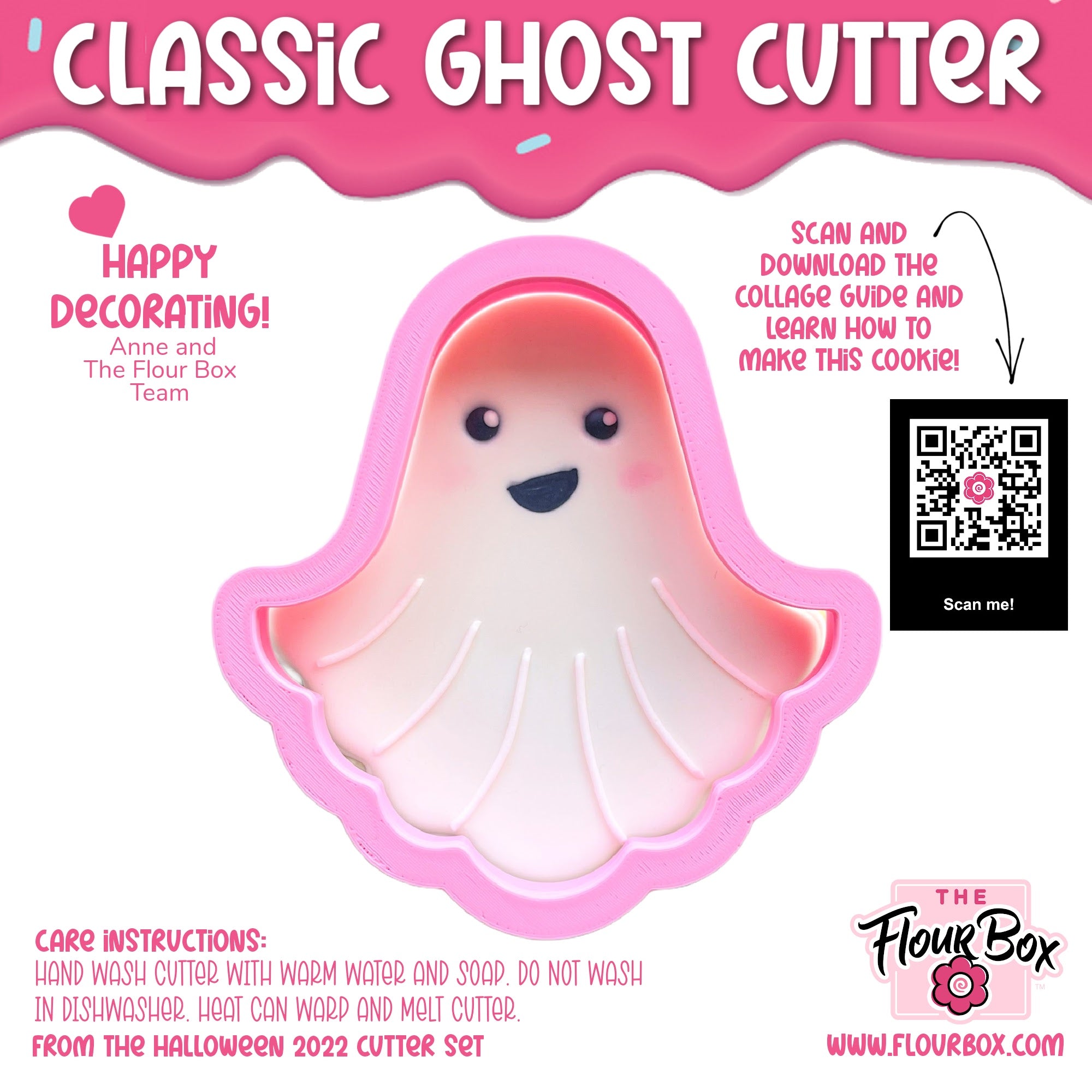 Classic Ghost Cookie Cutter