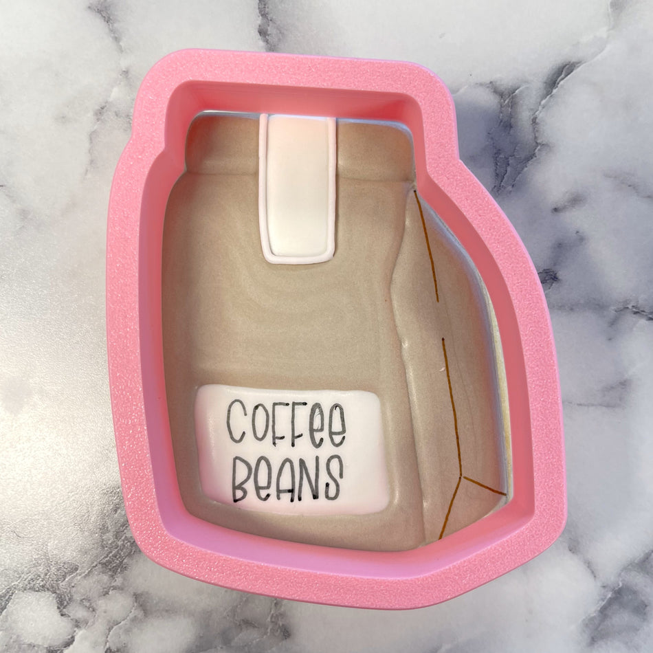 Coffee Bean Bag Cookie Cutter