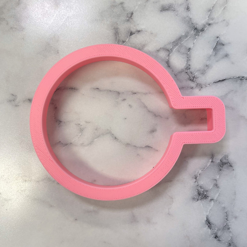 Coffee Cup Top View Cookie Cutter