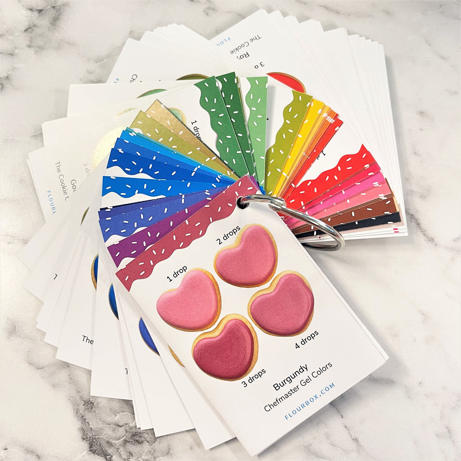 Flour Box Icing Color Cards Deck