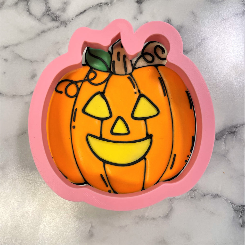 Comic Jack-o-Lantern Cookie Cutter