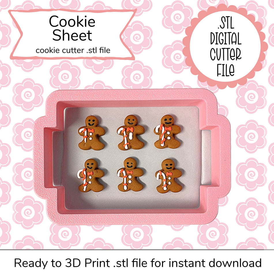 Cookie Sheet Cutter STL File (digital file)