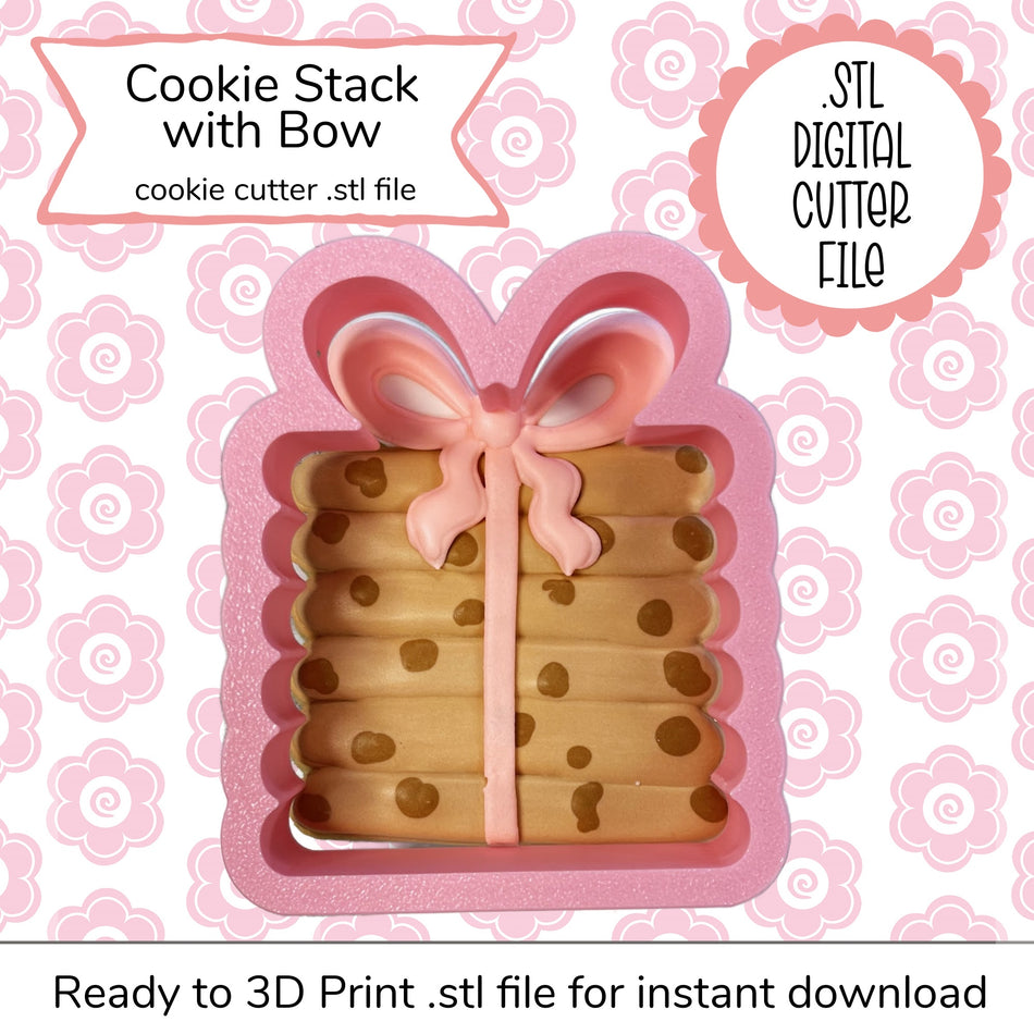 Cookie Stack Cutter STL File (digital file)