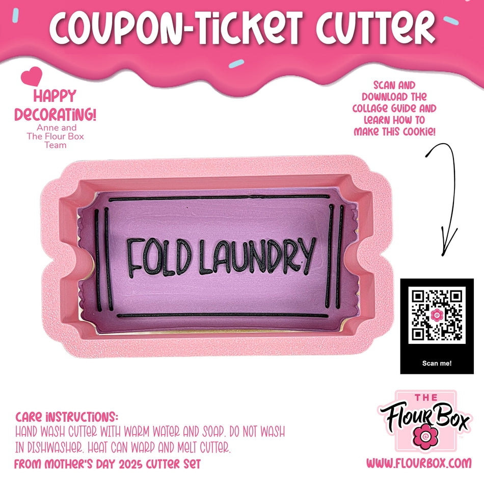 Coupon/Ticket Cookie Cutter