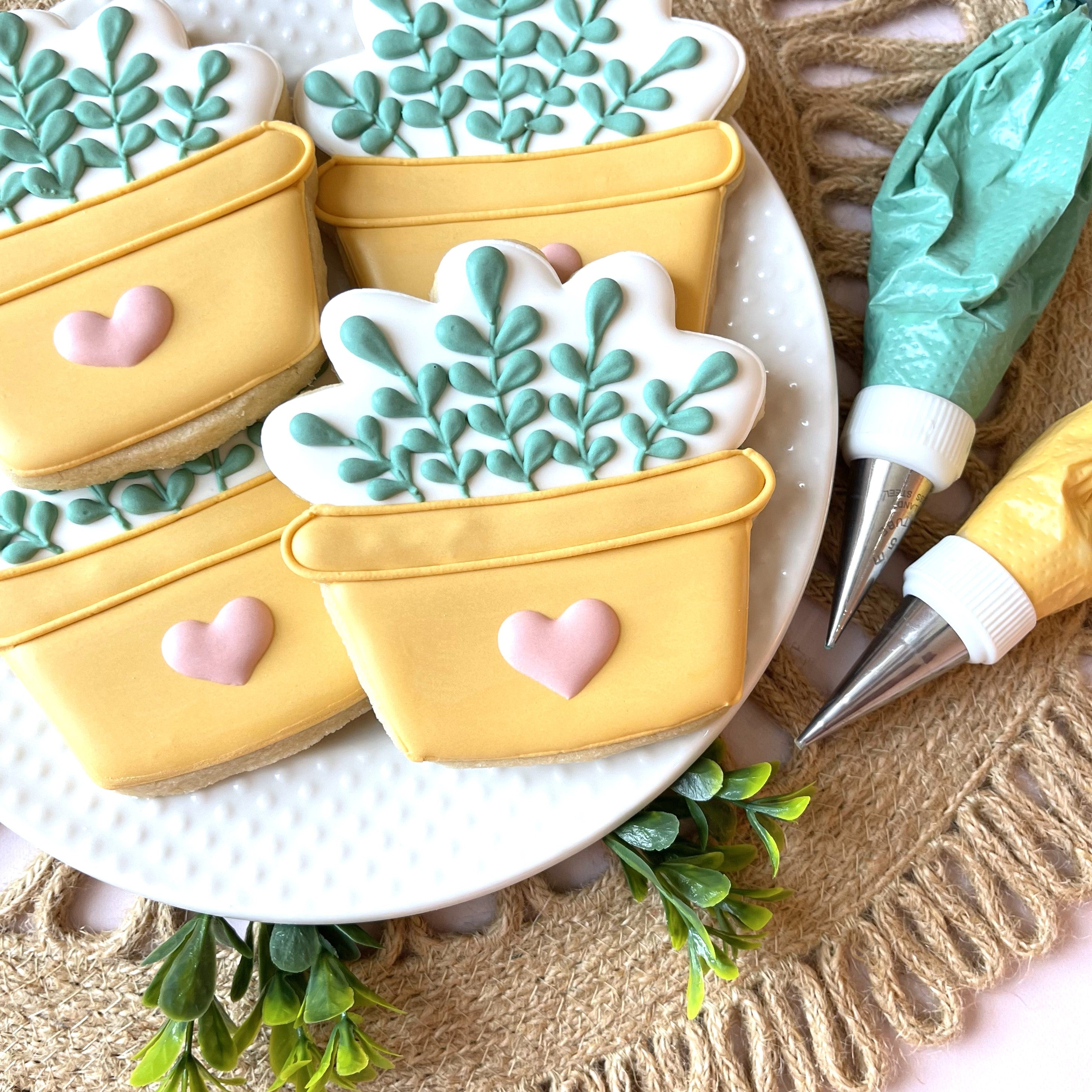 Cozy House Plant Cookie Cutter