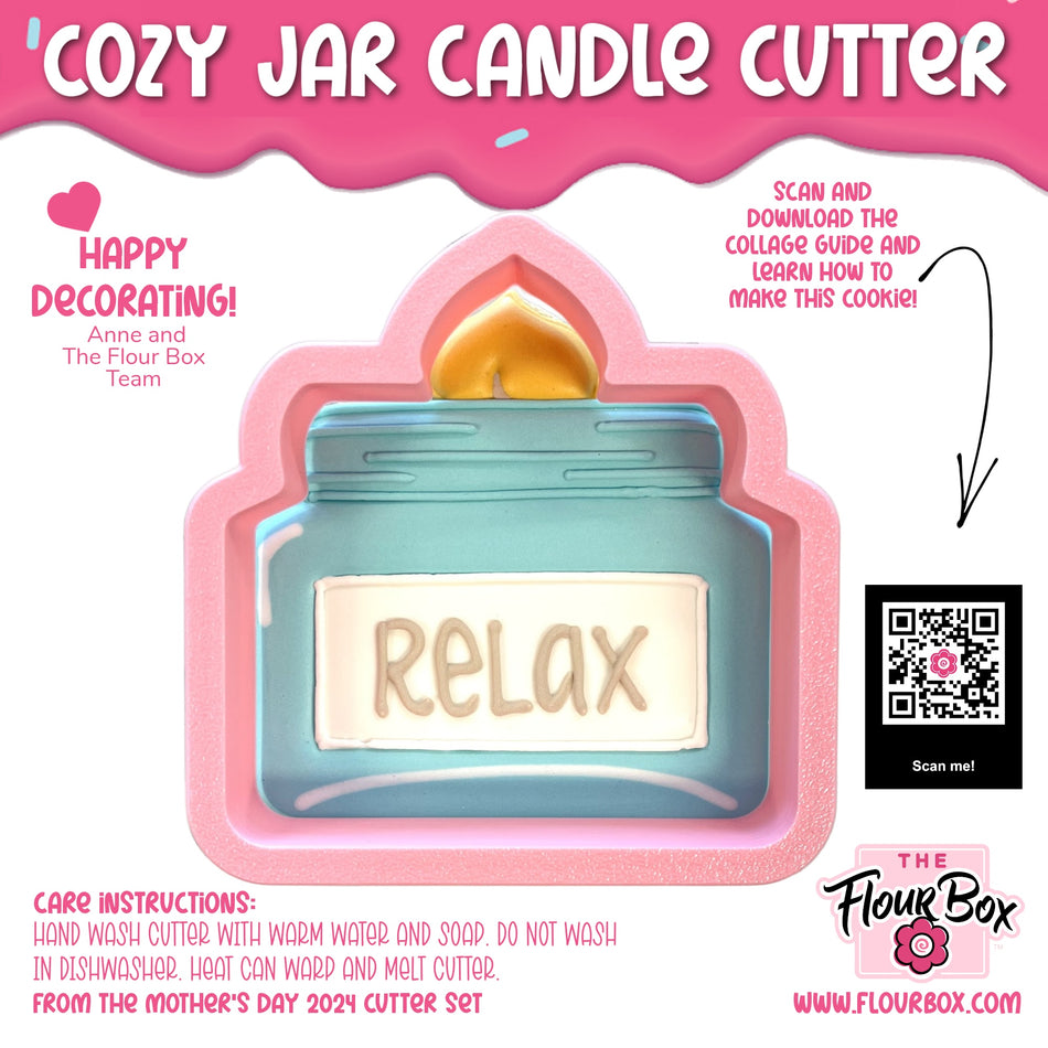 Cozy Jar Candle Cookie Cutter