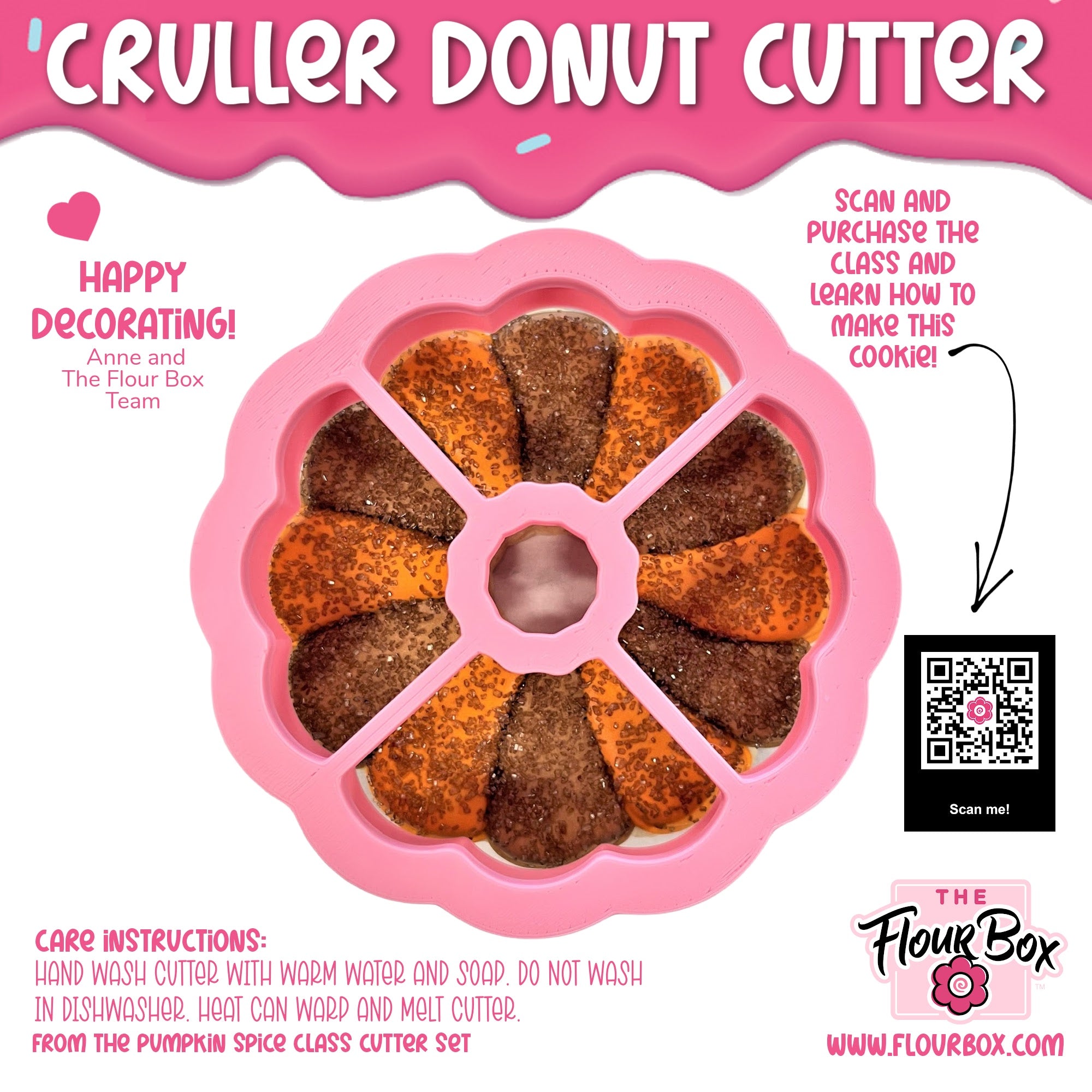 Cruller Donut Cookie Cutter – The Flour Box