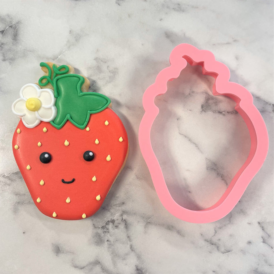 Cute Strawberry Flour Box Club Cookie Cutter