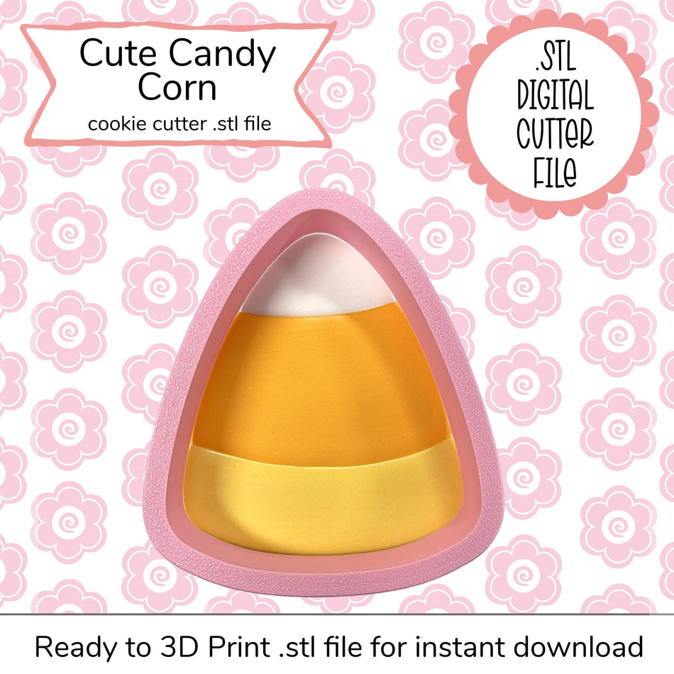 Cute Candy Corn STL Cutter File (digital file)