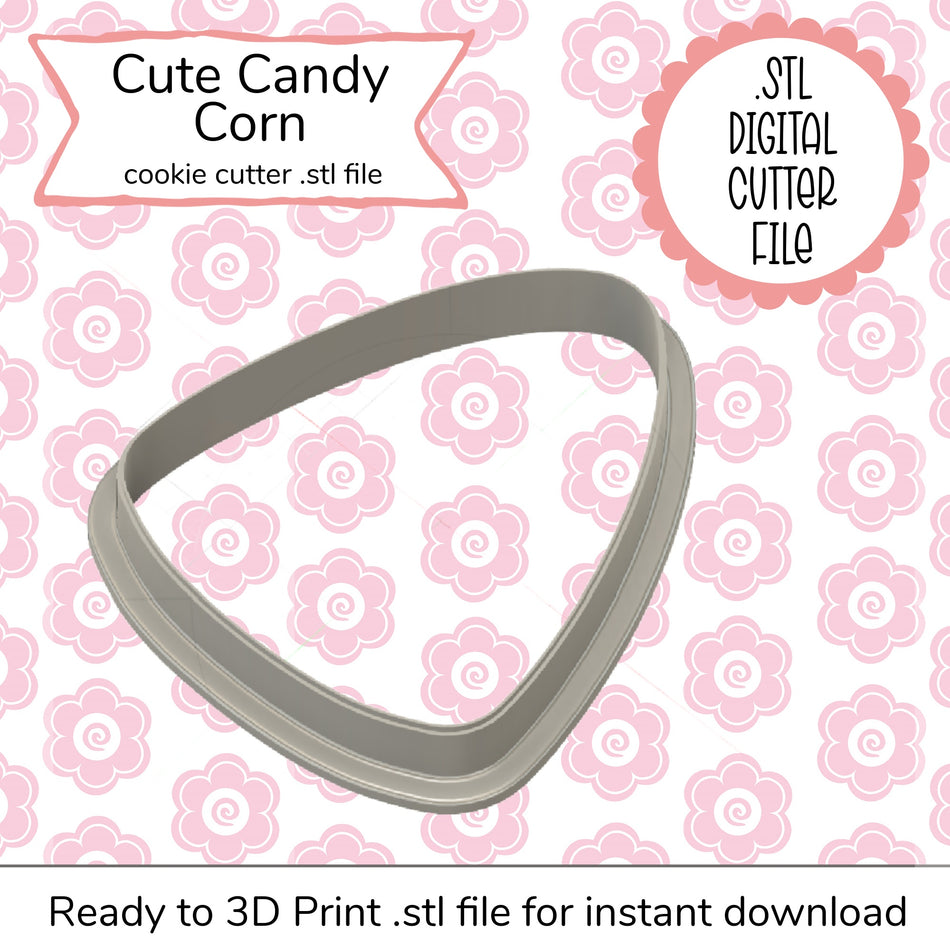 Cute Candy Corn STL Cutter File (digital file)