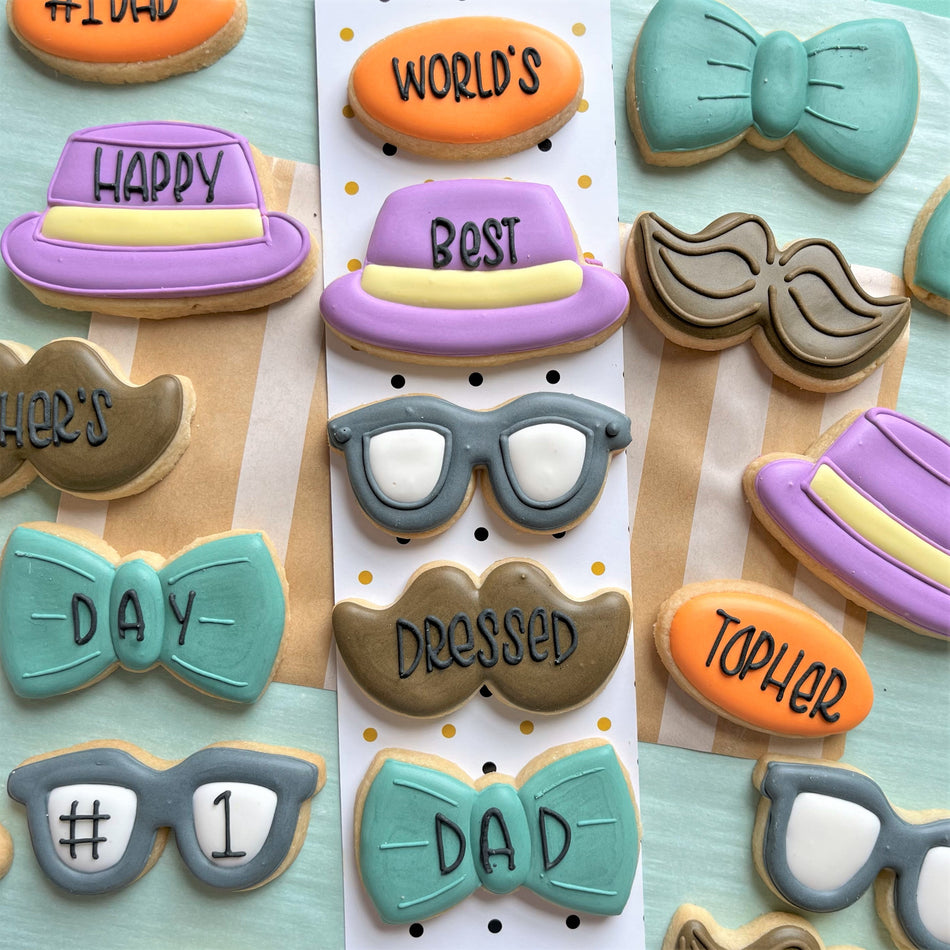 Mini Dapper Dad Cookie Cutter Bundle