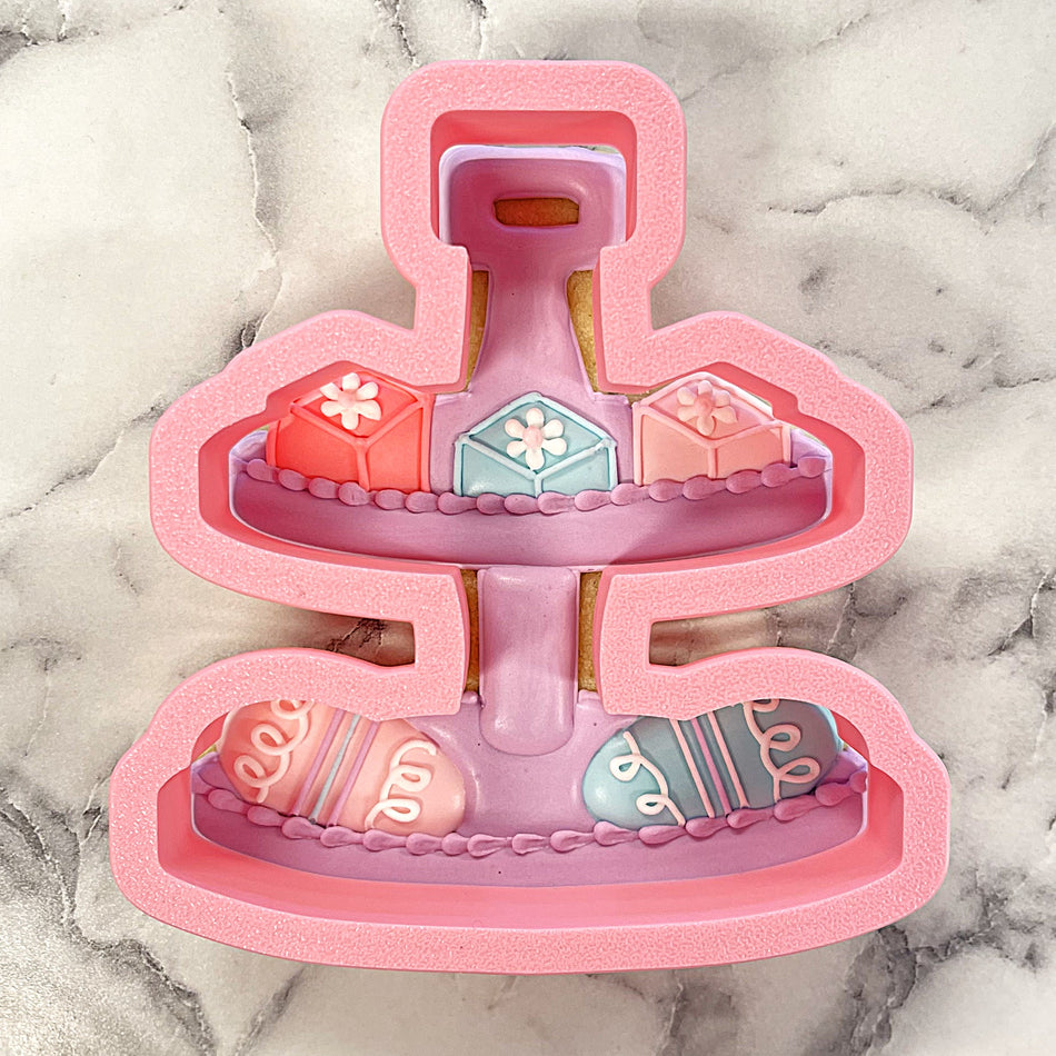 Bunny Tea Party Cookie Cutter BUNDLE (4 cutters)