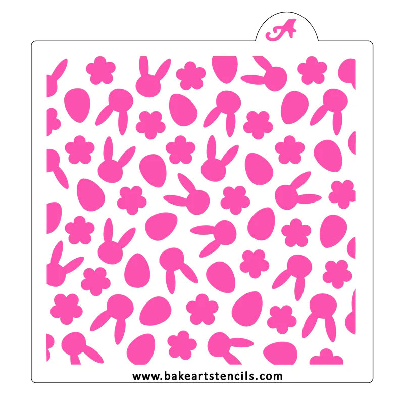 Easter Confetti BakeArt Stencil