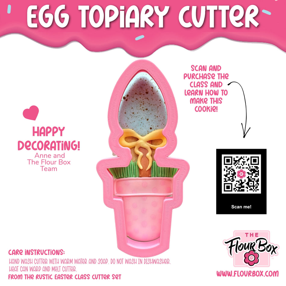 Egg Topiary Cookie Cutter